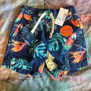 The Children's Place Tropical Print Shorts - Blue
